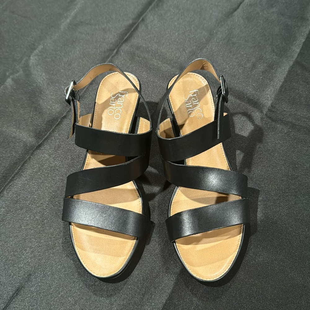 Franco Sarto women’s sandals. Like new!  Wedge heel!